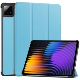LEATHER Csuklós burkolat Xiaomi Pad 7 / Pad 7 Pro világoskék