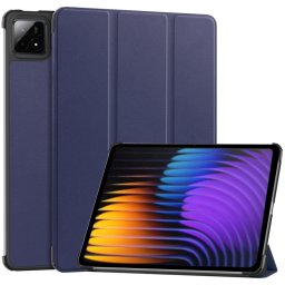 LEATHER Csuklós burkolat Xiaomi Pad 7 / Pad 7 Pro sötétkékhez