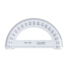 KOH-I-NOOR Szögmérő, műanyag, 180 °-os, KOH-I-NOOR