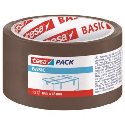 TESA Csomagolószalag, 45 mm x 40 m, TESA "tesapack(R) Basic", barna