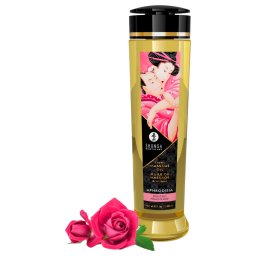 Shunga - erotikus masszázsolaj rózsa illattal, testmasszázshoz (240 ml)