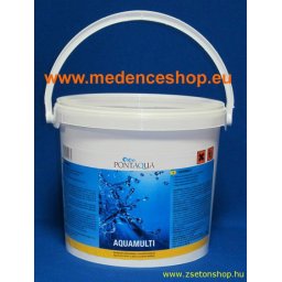 Pontaqua Aquamulti 10kg (klór, algaölő, pelyhesítő) AMU 100