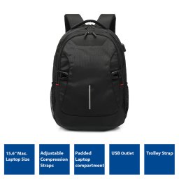 Laptop hátizsák 15.6" fekete ACT (AC8530)