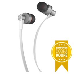 SEP 300 MIC WHITE MET HEADPHONES SENCOR