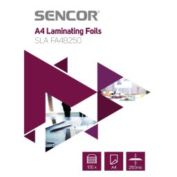 SLA FA4B250 Fólia A4 250mic 100db SENCOR