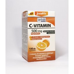JutaVit C-vitamin 500mg Narancs ízű rágótabletta 100 db.