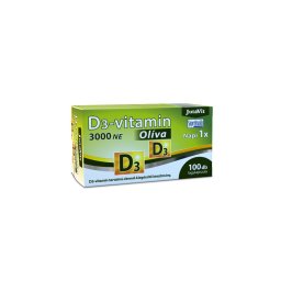 JutaVit D3-vitamin 3000NE (75ug) Olíva lágykapszula 100db