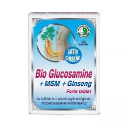 Dr. Chen BIO-GLUCOSAMINE , MSM , GINSENG FORTE TABLETTA - 40DB