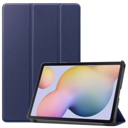 LEATHER Flip tok Samsung Galaxy Tab S8 / Tab S7 sötétkék