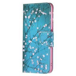 ART Wallet fedél Xiaomi Redmi Note 10 5G / Poco M3 Pro PLUM BLOSSOM