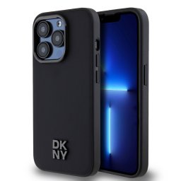 DKNY PU LEATHER Védőburkolat Apple iPhone 14 Pro Max fekete