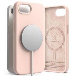 RINGKE SILICONE MAGSAFE Védőburkolat Apple iPhone 16e PINK SAND