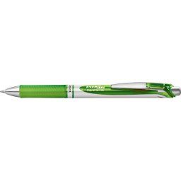 PENTEL Zseléstoll, 035 mm, nyomógombos, PENTEL "EnerGel BL77", világoszöld
