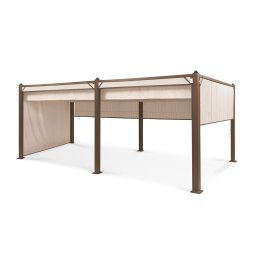 Blumfeldt Pantheon Cortina Rust, pavilon, tetővel, 3x6 m, 4 oldalrész (GDW20-Pan 3*6 BRBE)