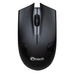C-TECH WLM-08/Office/Optikai/1 200 DPI/Vezeték nélküli USB/Fekete