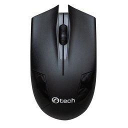 C-TECH egér WLM-08, vezeték nélküli, 1200DPI, 3 gomb, USB nano vevő, fekete
