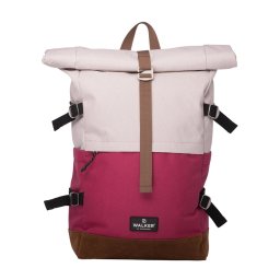 Hátizsák ergonomikus Popcorn & Fresh Pink Roll Top by Walker