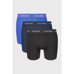 3PACK Calvin Klein Cotton Stretch III boxeralsók feketés-kék L