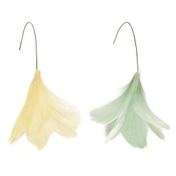 Függő tollak dróton FEATHER DECOR - több színben