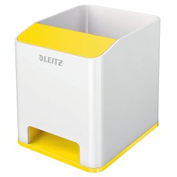 LEITZ ceruzatartó WOW musical, fehér/sárga
