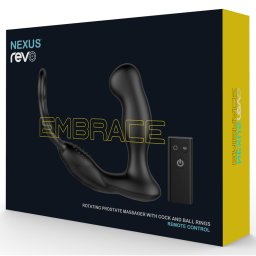 Nexus - Revo Embrace forgófejes prosztatavibrátor péniszgyűrűvel