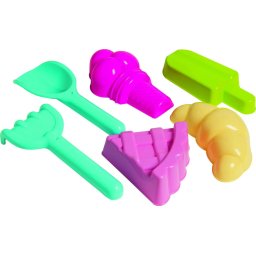 Édességek homokozó játékszett, homokozó forma Nr2 X