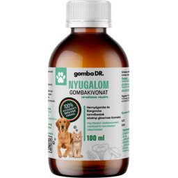 Gomba Dr. NYUGALOM folyékony gombakivonat kutyáknak és macskáknak 100 ml