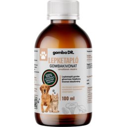 Gomba Dr. LEPKETAPLÓ folyékony gombakivonat kutyáknak és macskáknak 100 ml