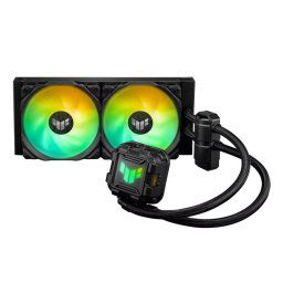 ASUS CPU vízhűtő AIO TUF GAMING LC II 240 ARGB, 2x120mm, LGA1851, AM5