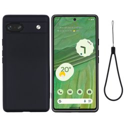 RUBBER Védőburkolat Google Pixel 7a fekete