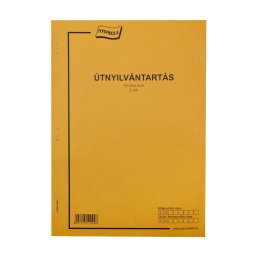 Útnyilvántartó 50lapos tömb A4,