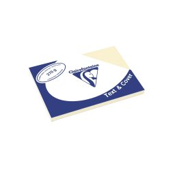 Hátlap A4 Clairefontaine Text and Cover A/4 270g vajszín
