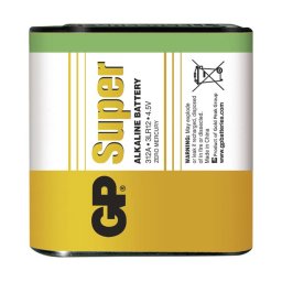 GP Super Alkáli Elem 3Lr12 (Lapos, 4.5V) 1Db/Fólia