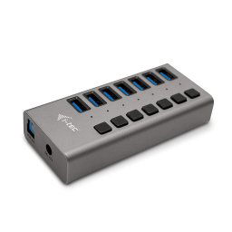 i-tec USB 3.0 töltő HUB 7 port hálózati adapter 36 W