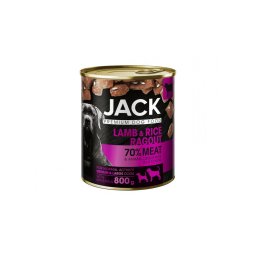 JACK kutya konzerv ragu bárány-rizs 800g