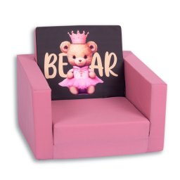 Mama Kiddies egyszemélyes szétnyitható kanapé - Bear Princess