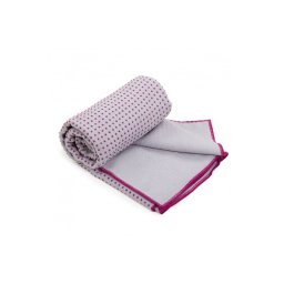 GRIP² jógatörölköző Bi-color - Grey Aubergine - Bodhi