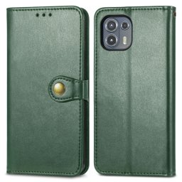 LEATHER BUCKLE Pénztárca Motorola Edge 20 Lite zöld