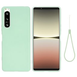 RUBBER Védőburkolat Sony Xperia 5 IV zöld