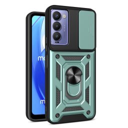 RING KAMERA Borító tartóval a Tecno Camon 18 zöldhez