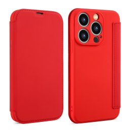SOFTY Flip tok Apple iPhone 15 Pro-hoz piros