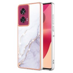 IMD MARBLE védőburkolat Motorola Edge 50 Fusion-hoz FEHÉR