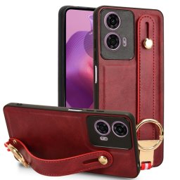 HANDY Védőhuzat tartóval Motorola Moto E14 piros