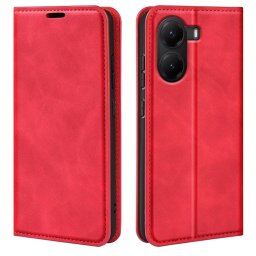 MAGNETIC Flip fedél a Xiaomi Poco X7-hez Pro piros