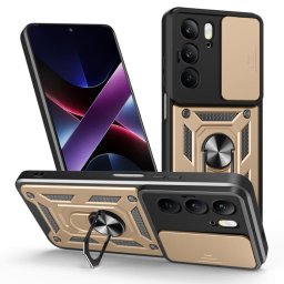 RING KAMERA Borító tartóval Realme C75 aranyhoz
