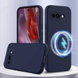 RUBBER MAGSAFE Szilikon borítás Google Pixel 9a kék