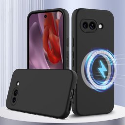 RUBBER MAGSAFE Szilikon borítás Google Pixel 9a fekete