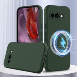 RUBBER MAGSAFE Szilikon borítás Google Pixel 9a zöld