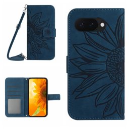ART SUNFLOWER Pénztárca tok húzózsinórral Google Pixel 9a kék színhez