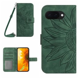 ART SUNFLOWER Zöld pénztárca zsinórral Google Pixel 9a